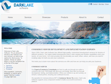 Tablet Screenshot of darklakesoftware.com